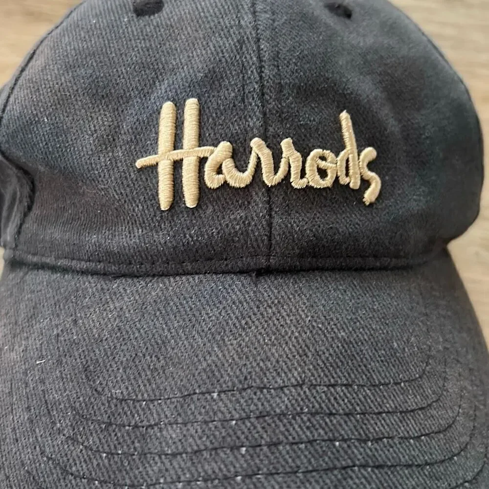 Harrods gray stone washed cap baseball cap